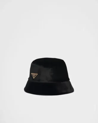 Aksamitna czapka typu bucket Aksamitna czapka typu bucket