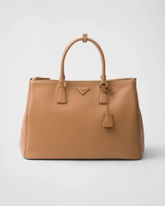 Bardzo duża skórzana torba Prada Buckle