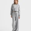 Bawełniana bluza z okrągłym dekoltem Bawełniana bluza z okrągłym dekoltem