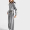 Bawełniana bluza z okrągłym dekoltem Bawełniana bluza z okrągłym dekoltem