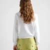 Bawełniana bluza z okrągłym dekoltem Bawełniana bluza z okrągłym dekoltem