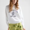 Bawełniana bluza z okrągłym dekoltem Bawełniana bluza z okrągłym dekoltem