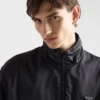 Bawełniana bluza z polaru z półsuwakiem i detalami z Re-Nylon Bawełniana bluza z polaru z półsuwakiem i detalami z Re-Nylon