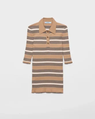 Bawełniana koszulka polo w paski