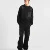 Bawełniane spodnie z polaru z detalami z Re-Nylon Bawełniane spodnie z polaru z detalami z Re-Nylon