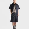 Bermudy z surowego denimu Bermudy z surowego denimu