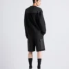 Bluza z bawełnianego polaru i materiału Re-Nylon Bluza z bawełnianego polaru i materiału Re-Nylon
