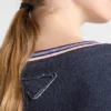 Bluza z bawełnianego polaru z okrągłym dekoltem Bluza z bawełnianego polaru z okrągłym dekoltem