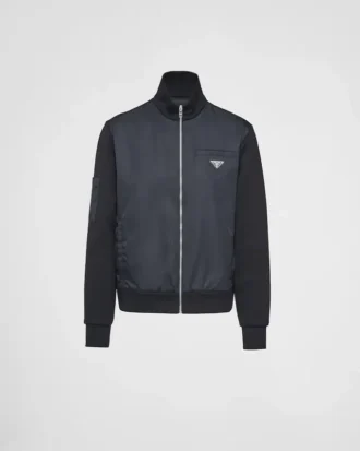 Bluza z detalami z Re-Nylon