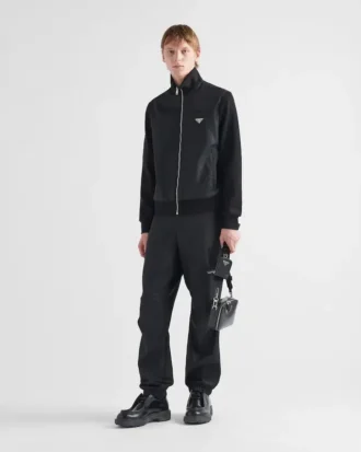 Bluza z detalami z Re-Nylon