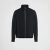 Bluza z golfem i zamkiem w stylu techno