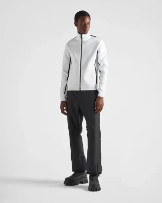 Bluza z golfem i zamkiem w stylu techno