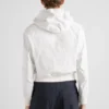 Bluza z kapturem i skórzanym zamkiem Bluza z kapturem i skórzanym zamkiem