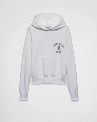 Bluza z kapturem z bawełnianego polaru