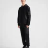 Bluza z kapturem z bawełnianego polaru i Re-Nylon Bluza z kapturem z bawełnianego polaru i Re-Nylon
