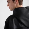 Bluza z kapturem z bawełnianego polaru i Re-Nylon Bluza z kapturem z bawełnianego polaru i Re-Nylon