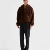 Bluza z kapturem z mieszanki wełny Bluza z kapturem z mieszanki wełny