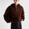Bluza z kapturem z mieszanki wełny Bluza z kapturem z mieszanki wełny