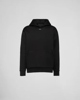 Bluza z kapturem z technicznej bawełny