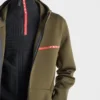 Bluza z kapturem z tkaniny technicznej