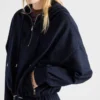 Bluza z kapturem z wełny i kaszmiru Bluza z kapturem z wełny i kaszmiru