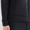 Bluza z podwójnego dżerseju z recyklingu zapinana na zamek Bluza z podwójnego dżerseju z recyklingu zapinana na zamek