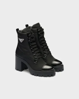 Botki Re-Nylon i skóry