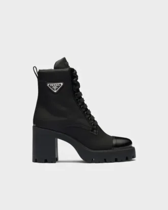 Botki Re-Nylon i skóry