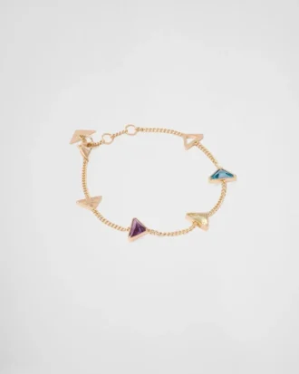 Bransoletka Eternal Gold Chain z żółtego złota i kamieni półszlachetnych Bransoletka Eternal Gold Chain z żółtego złota i kamieni półszlachetnych