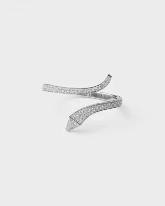 Bransoletka Eternal Gold Snake z białego złota i diamentów Bransoletka Eternal Gold Snake z białego złota i diamentów
