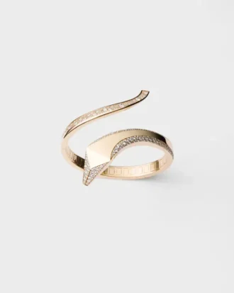 Bransoletka Eternal Gold Snake z żółtego złota i diamentów Bransoletka Eternal Gold Snake z żółtego złota i diamentów