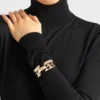 Bransoletka Eternal Gold z żółtego złota z elementami ceramicznymi Bransoletka Eternal Gold z żółtego złota z elementami ceramicznymi