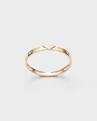 Bransoletka typu bangle z wycięciami z żółtego złota Bransoletka typu bangle z wycięciami z żółtego złota