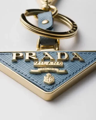 Brelok ze skóry Saffiano i metalu Brelok ze skóry Saffiano i metalu