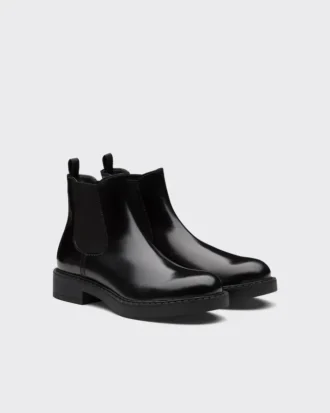Buty Chelsea ze szczotkowanej skóry