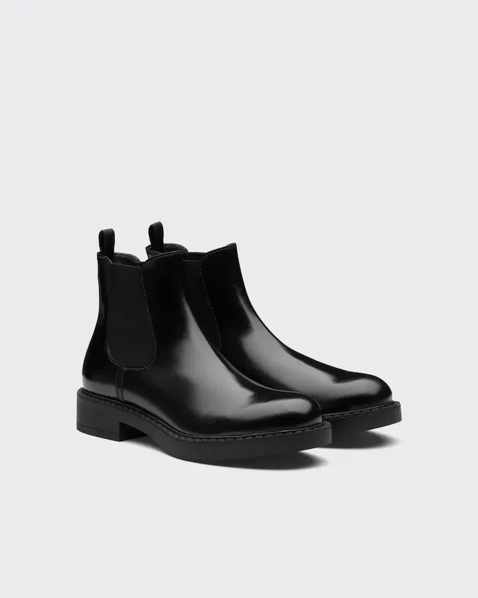 Buty Chelsea ze szczotkowanej skóry Buty Chelsea ze szczotkowanej skóry