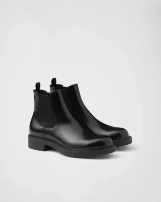 Buty Chelsea ze szczotkowanej skóry