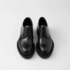 Buty derby z szczotkowanej skóry Buty derby z szczotkowanej skóry