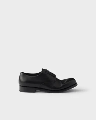 buty derby z sznurowaniem z postarzanej skry 2 330x413 - Buty derby z sznurowaniem z postarzanej sk&oacute;ry
