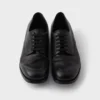 Buty derby z sznurowaniem z postarzanej skóry Buty derby z sznurowaniem z postarzanej skóry