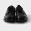 Buty derby z sznurowaniem z postarzanej skóry Buty derby z sznurowaniem z postarzanej skóry