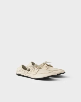 Buty żeglarskie Shuffle z postarzanej skóry