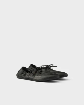 Buty żeglarskie Shuffle z postarzanej skóry