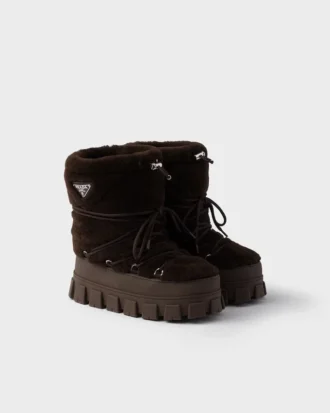 Buty narciarskie Apras z owczej skóry