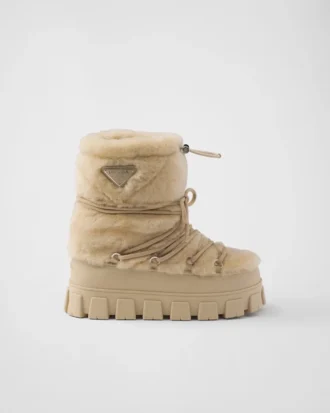 Buty narciarskie Apras z owczej skóry