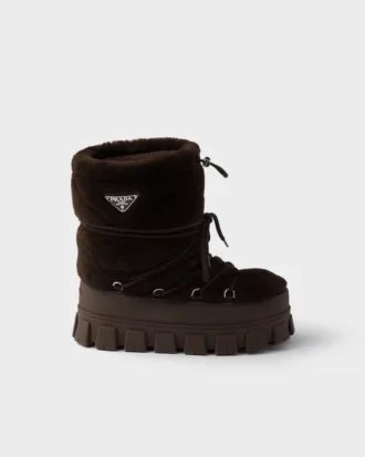 Buty narciarskie Apras z owczej skóry