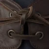 Buty Shuffle z postarzanego płótna i skóry