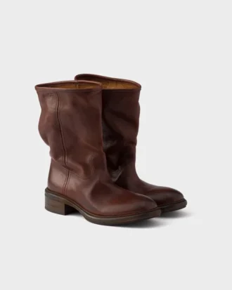 Buty skórzane w stylu vintage
