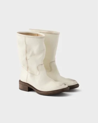 Buty skórzane w stylu vintage
