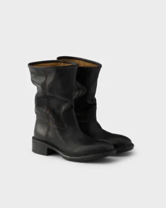 Buty skórzane w stylu vintage